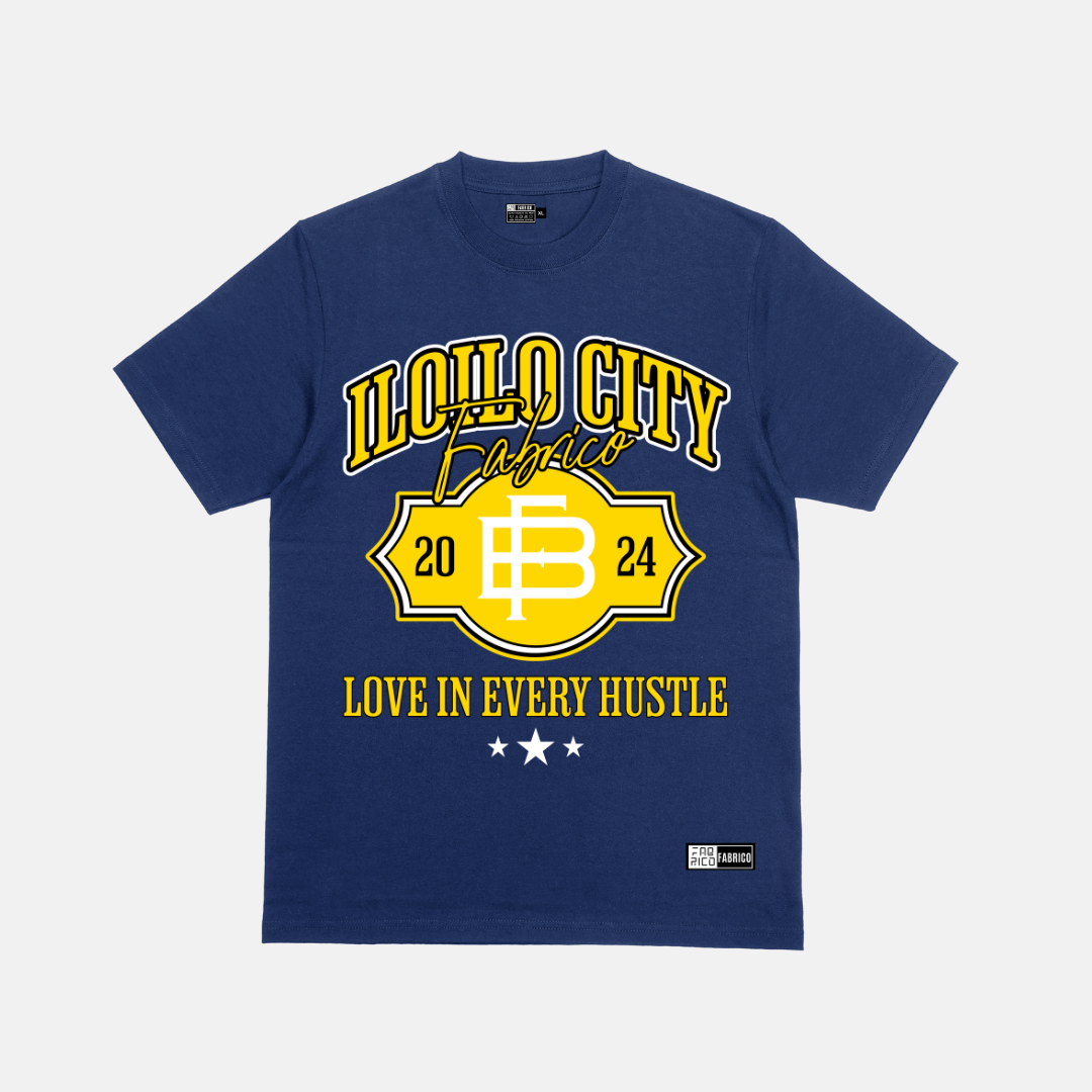 Iloilo City Varsity Hustle Tee – Blue Gold