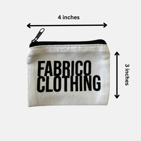 Canvas Coin Pouch